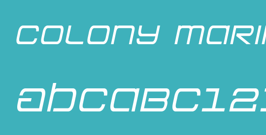 Colony Marines Semi-Italic