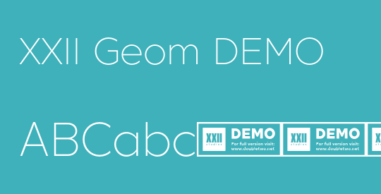 XXII Geom DEMO