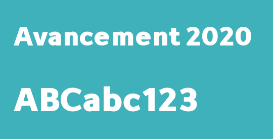 Avancement 2020