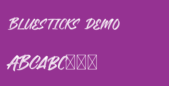 Bluesticks Demo