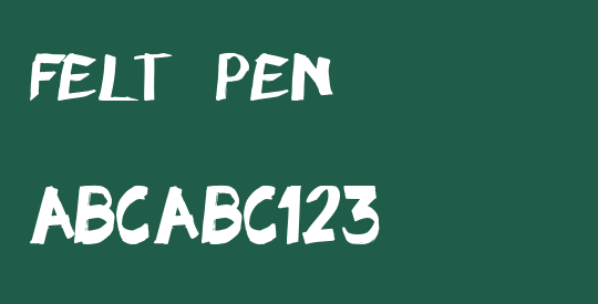 felt pen