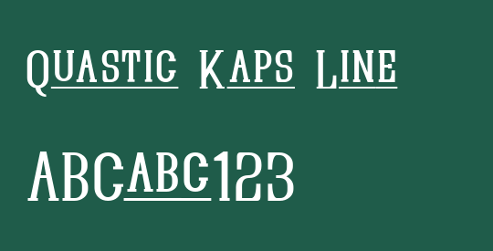 Quastic Kaps Line