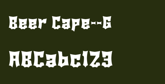 Beer Cape__G