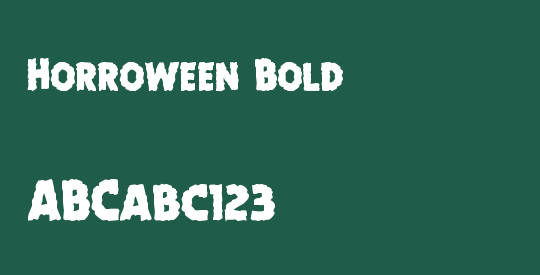 Horroween Bold