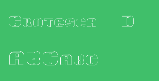 Grotesca 3-D