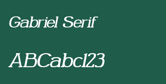 Gabriel Serif