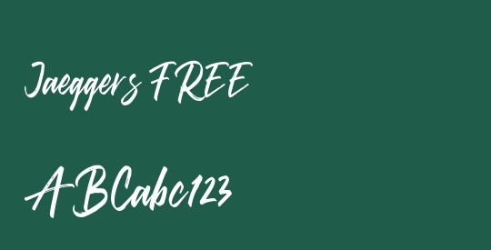 Jaeggers FREE
