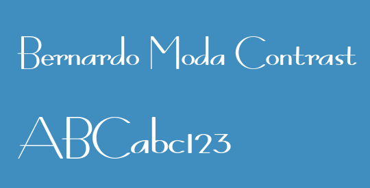 Bernardo Moda Contrast