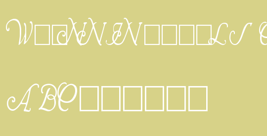 Wrenn Initials Condensed