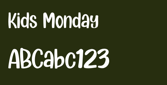 Kids Monday
