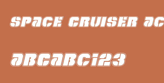 Space Cruiser Academy Italic