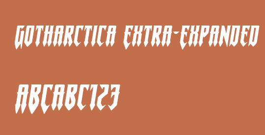 Gotharctica Extra-Expanded Italic