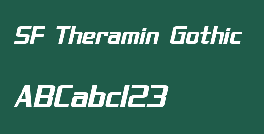 SF Theramin Gothic