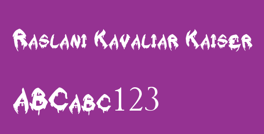 Raslani Kavaliar Kaiser