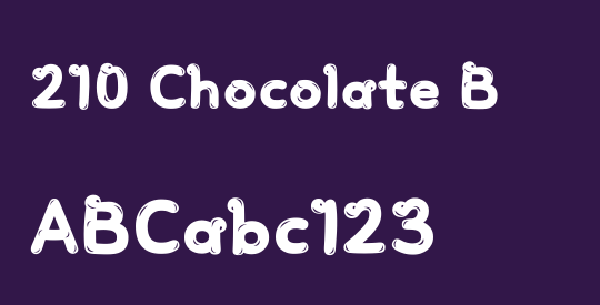 210 Chocolate B