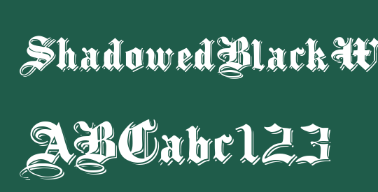 ShadowedBlackWide