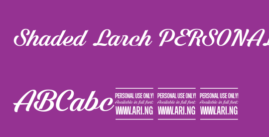 Shaded Larch PERSONAL USE ONLY