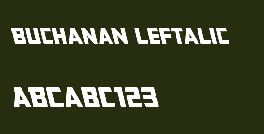 Buchanan Leftalic