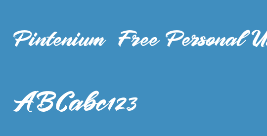 Pintenium  Free Personal Use