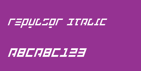 Repulsor Italic