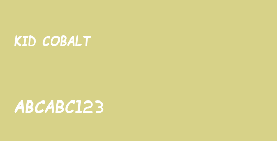 Kid Cobalt