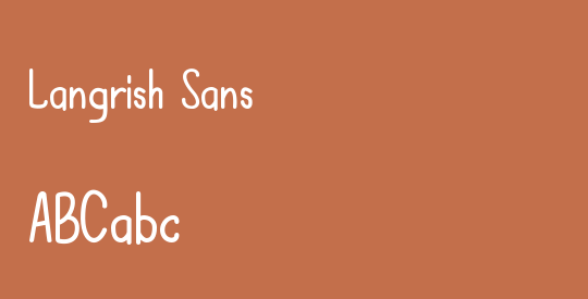 Langrish Sans