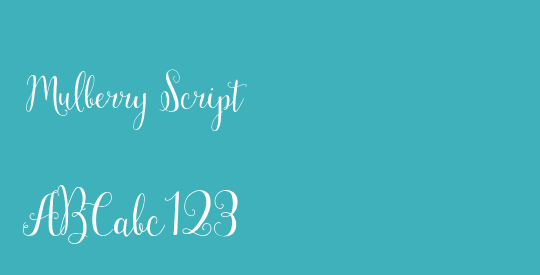 Mulberry Script