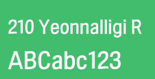 210 Yeonnalligi R