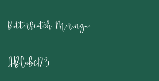 Butterscotch Meringue