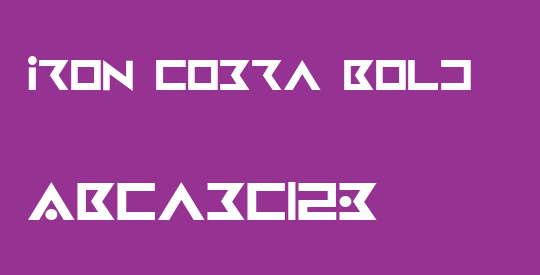 Iron Cobra Bold