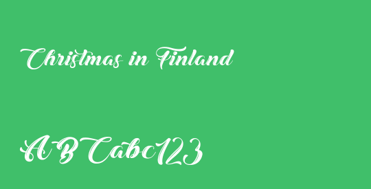 Christmas in Finland