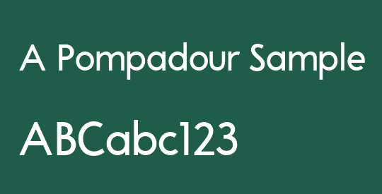 A Pompadour Sample