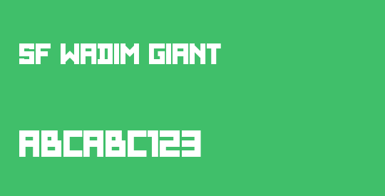 SF WADIM GIANT
