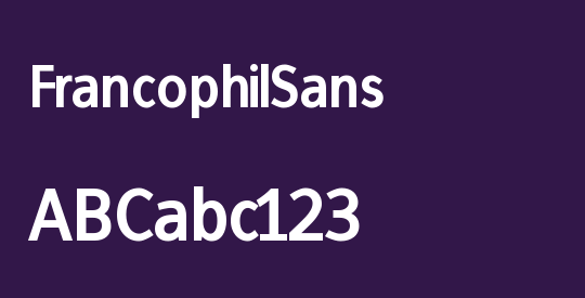 FrancophilSans