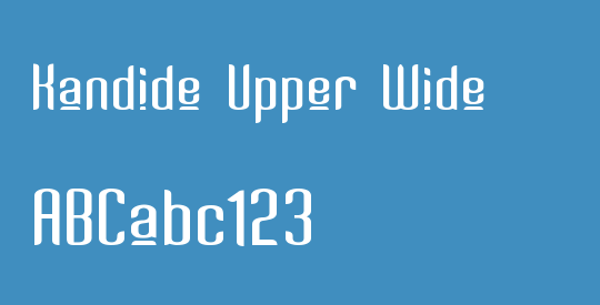 Kandide Upper Wide