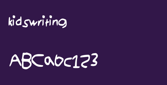 kidswriting