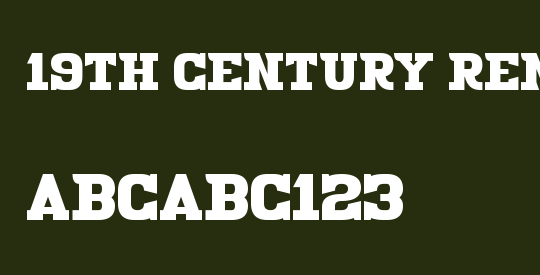 19th Century Renegade