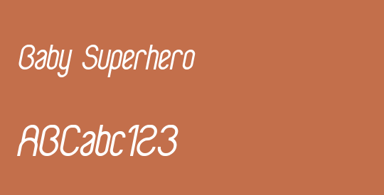 Baby Superhero