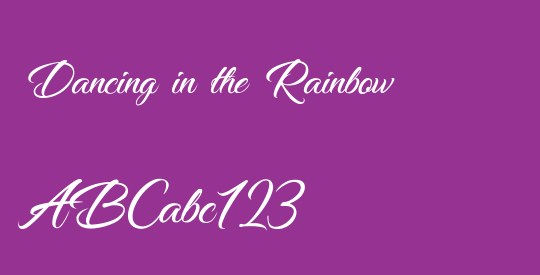 Dancing in the Rainbow