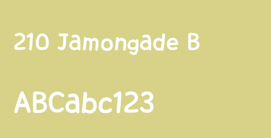 210 Jamongade B