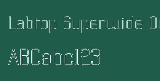 Labtop Superwide Outline