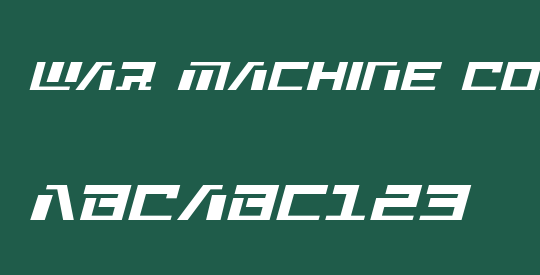 War Machine Condensed