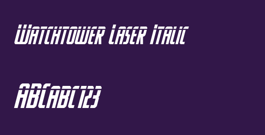 Watchtower Laser Italic