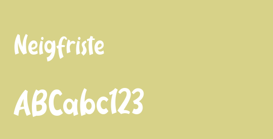 Neigfriste