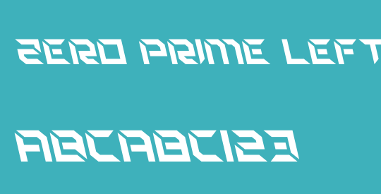 Zero Prime Leftalic