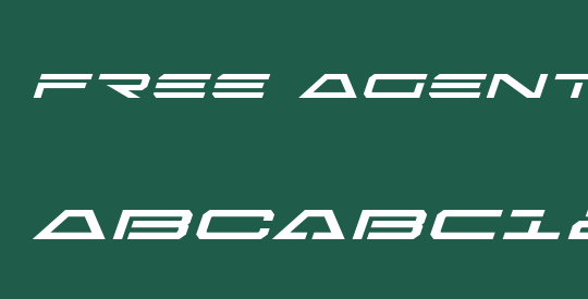 Free Agent Expanded Italic