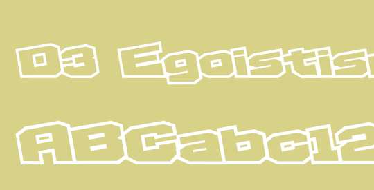 D3 Egoistism outline extra