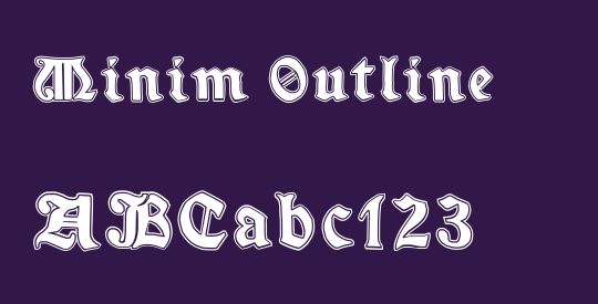 Minim Outline