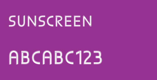 Sunscreen