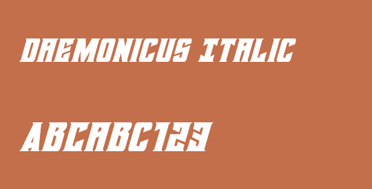 Daemonicus Italic